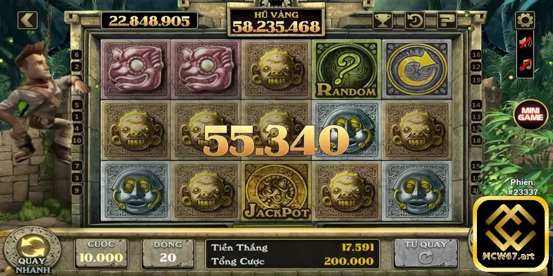 Nổ hũ rừng rậm MCW67 – Siêu phẩm cá cược online tuyệt vời 2 Biểu tượng nhân sự xuất hiện khi bạn đạt đến vòng quay thứ 3