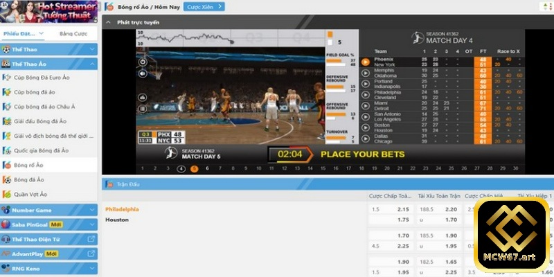 Anh em dễ dàng có thể thử sức cá cược Virtual Sports đơn giản